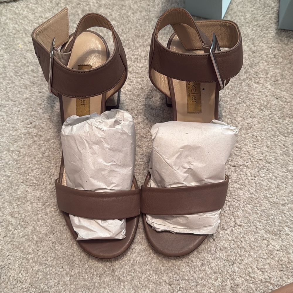 Dee Keller Lauren Leather Block Heel
